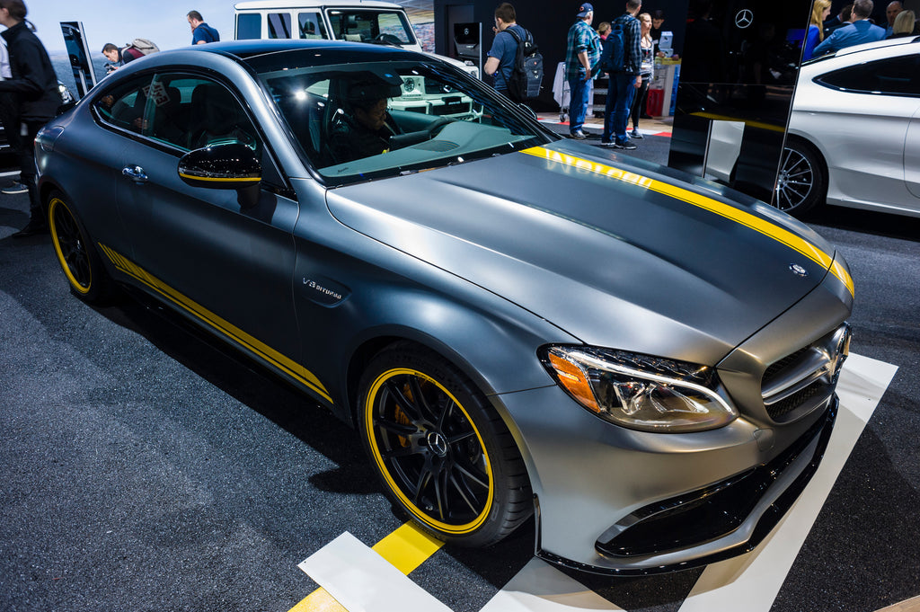 How to install an air filter on a Mercedes AMG