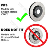 Maserati Quattroporte rear brake pads & rotors smooth Epd #1092