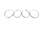 Bentley Gt Gtc Flying Spur headlight chrome trim rings #1614