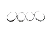 Bentley Gt Gtc Flying Spur headlight chrome trim rings #1614