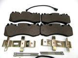 Maserati Quattroporte V8 Gts front rear brake pads LOW DUST Epd #612