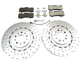 Maserati Quattroporte GTS front brake pads & rotors Epd low dust #604