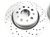 Maserati Levante rear brake pads & drilled disc rotors upgrade Epd #1226