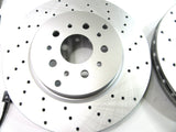 Maserati GranTurismo Gt rear brake pads rotors PREMIUM Epd #202