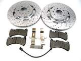 Maserati GranTurismo Gt front brake pads & rotors Epd #605 LOW DUST