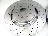 Maserati GranTurismo Gt front brake pads & rotors Epd #605 LOW DUST