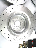 Maserati Ghibli Quattroporte  front rear brake pads rotors Epd FREE FILTER #520