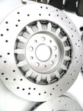 Maserati Ghibli 17-24 front rear brake pads rotors + air cabin oil filter #528
