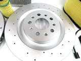 Maserati Ghibli 17-24 front rear brake pads rotors + air cabin oil filter #528