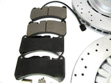 Maserati Ghibli Quattroporte 17-24 front rear brake pads & rotors FREE OIL FILTER #529
