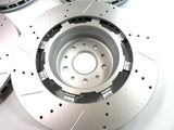 Maserati GranTurismo Gt front rear brake rotors Epd #266 257141 & 257142