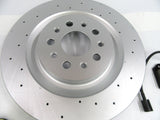 Maserati Ghibli Quattroporte 17-24 front rear brake pads & rotors FREE OIL FILTER #529