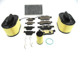 Maserati Levante front and rear brake pads Oil Air Cabin filter set Epd #535