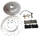 Maserati Gran Turismo Gt rear brake pads rotors low dust Epd #326