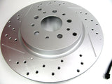 Maserati Gran Turismo Gt rear brake pads rotors low dust Epd #326