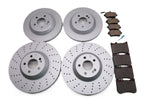 Mercedes S class S550 S560 S450 front and rear brake pads & rotors TopEuro #2717