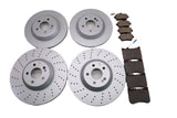Mercedes S class S550 S560 S450 front and rear brake pads & rotors TopEuro #2717