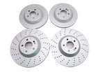 Mercedes S Class S550 S560 S450 front and rear brake rotors TopEuro #2718