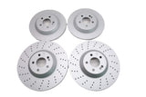 Mercedes S Class S550 S560 S450 front and rear brake rotors TopEuro #2718