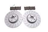 Mercedes S class S550 front brake pads & rotors TopEuro #2722