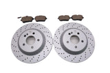 Mercedes S class S550 S560 S450 rear brake pads & rotors TopEuro #2715