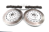 Maserati Levante S Trofeo front brake pads & dimpled rotors Epd #1565