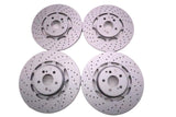 Mercedes E63 AMG S front rear brake disk rotors TopEuro #2703