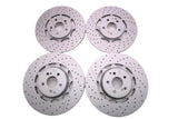 Mercedes E63 AMG S front rear brake disk rotors TopEuro #2703