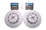 Mercedes E63 AMG S Glc63 Gt53 Gt63 front brake pads & rotors Low Dust TopEuro #2704