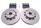 Mercedes E63 AMG S Glc63 Gt53 Gt63 front brake pads & rotors Low Dust TopEuro #2704