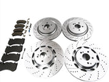 Mercedes Benz S63 S65 Amg front rear brake pads and rotors #496 Epd