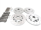 Mercedes Benz C63s C63 Amg front rear brake pads & rotors Epd #1616