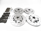 Mercedes Benz S63 S65 Amg front rear brake pads and rotors #496 Epd