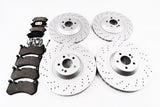 Mercedes S600 Maybach front rear brake pads & disc rotors #1682