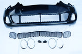 Bentley Continental Gt Gtc Facelift Front Bumper Cover w Black grilles #1557