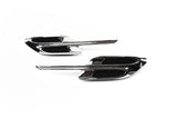 Bentley Continental Gt Gtc chrome left right fender air vent grill 2pcs #1876