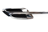 Bentley Continental Gt Gtc chrome left fender air vent grill 1PC #1853