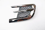 Bentley Mulsanne chrome left right fender air vent grill 2pcs #1857