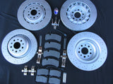 Maserati Ghibli Quattroporte SQ4  Front  Rear  Brake Pads and Rotors Epd #1512