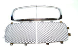 Bentley Continental Gtc Gt main radiator grille chrome inserts #1026