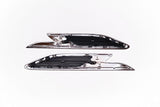 Bentley Bentayga chrome left right fender air vent grill 2pcs
