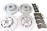 Mercedes Benz E63 AmgS C63 Cls63 Amg front rear brake pads & rotors Epd #1048