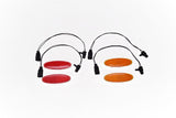 Bentley Continental Gt Gtc Flying Spur front and rear bumper side marker lights 4pcs