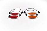 Bentley Continental Gt Gtc Flying Spur front and rear bumper side marker lights 4pcs