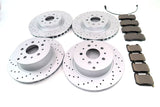 Maserati Quattroporte front rear brake pads & rotors Epd #1084
