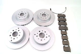 Maserati Quattroporte front rear brake pads & rotors smooth Epd #1088