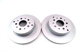 Maserati Quattroporte rear brake disc rotors smooth Epd #1093