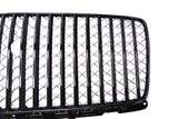 Bentley Bentayga Ewb Azure front black radiator grille + chrome inserts #2552