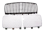 Bentley Bentayga Ewb Azure front black radiator grille + chrome inserts #2552