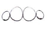 Bentley Gt Gtc chrome headlight rings 4pcs #2578